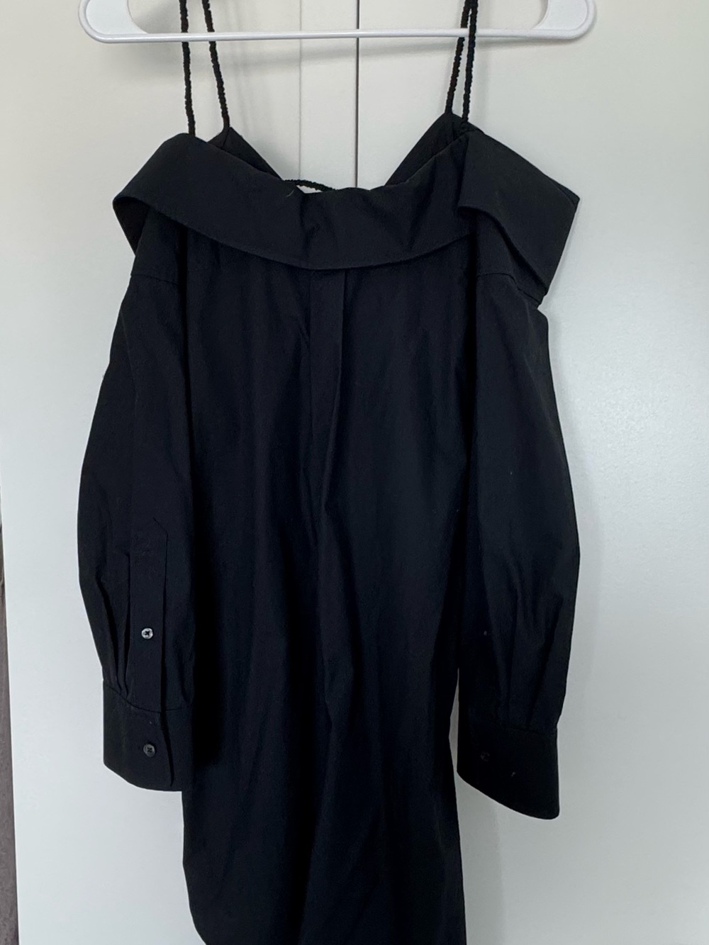 Off-Shoulder Black Women's Dress